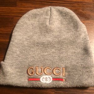 Gucci logo beanie